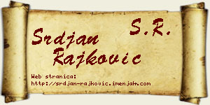 Srđan Rajković vizit kartica